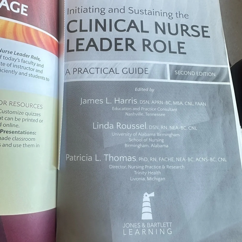 Clinical Nurse Leader Role: A Practical Guide, 2nd Ed. – Harris, Roussel, Thomas